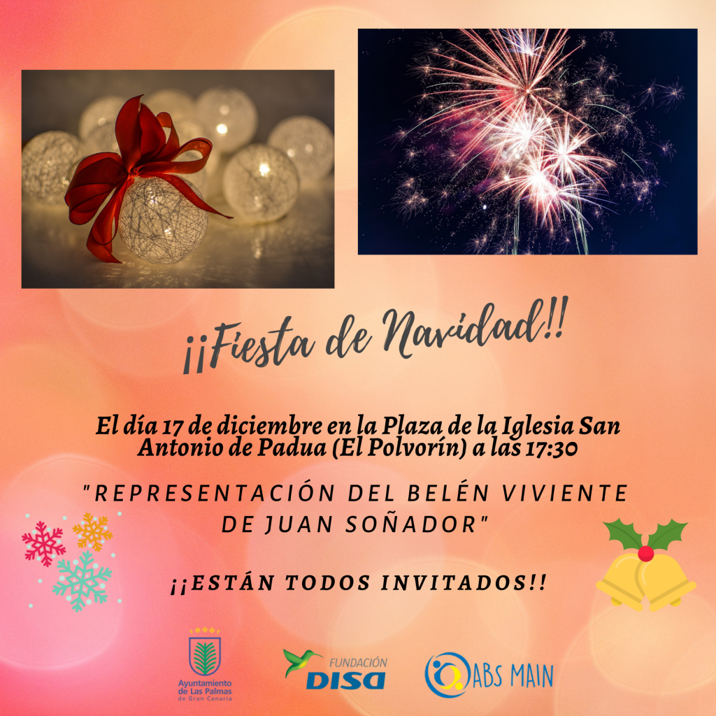 Fiesta de Navidad para las familias en Juan Soñador