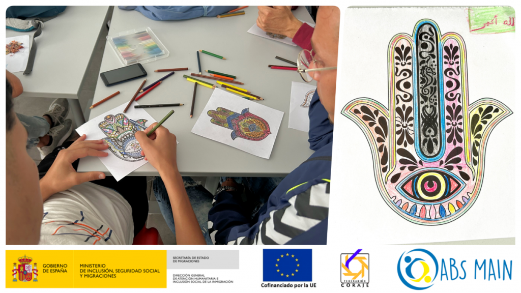 Diseñando mandalas en Convivencia Intercultural