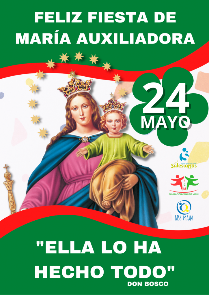¡Feliz día de María Auxiliadora!