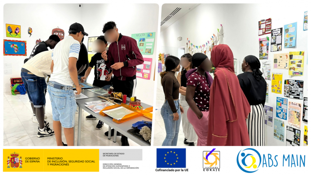 Convivencia Intercultural visita exposición fotográfica sobre violencia de género